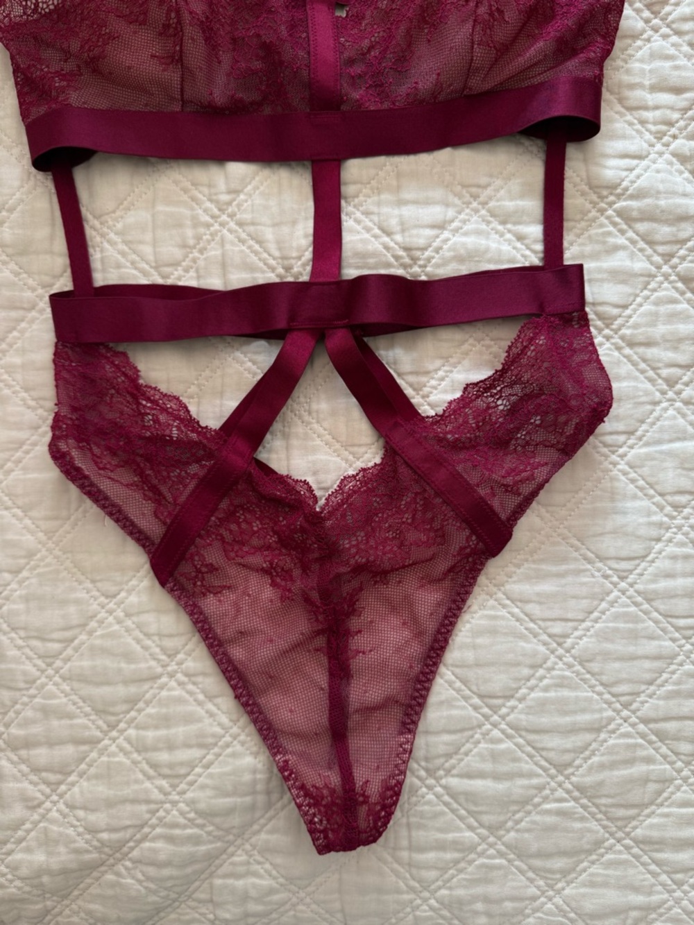 Victorias Secret strappy teddy bodysuit lingerie